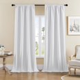 thumbnail image 1 of Cortinas Joydeco de Lino Sintético 132x305 cm Blancas Opacas, 1 of 6