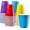 Assorted Colors, variant on GUSTO Party Cups Disposable 12 Oz Plastic Cups for Party, Assorted 40-Pack