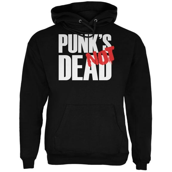 Punk's NOT Dead V3 Black Adult Hoodie - 2X-Large