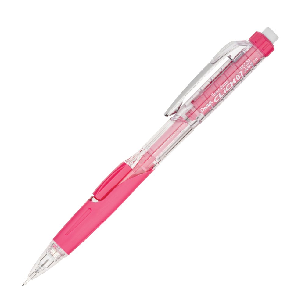 Pentel TwistErase Click Mechanical Pencil (0.7mm) Clear Barrel