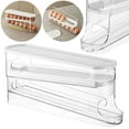 thumbnail image 5 of Yucurem 2 Tier Automatic Scrolling Egg Rack Non-slip Sliding Egg Holder for Home Kitchen Kitchen Supplies (A), 5 of 10
