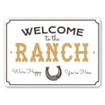 thumbnail image 2 of Ranch Welcome Novelty Sign, Metal Wall Decor - 10x14 inches, 2 of 4