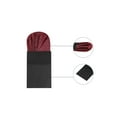 thumbnail image 2 of INSPIRE CHIC Men's Pre-Folded Polka Dots Round Pocket Square On Card for Suit Handkerchief Wine Red One Size, 2 of 4