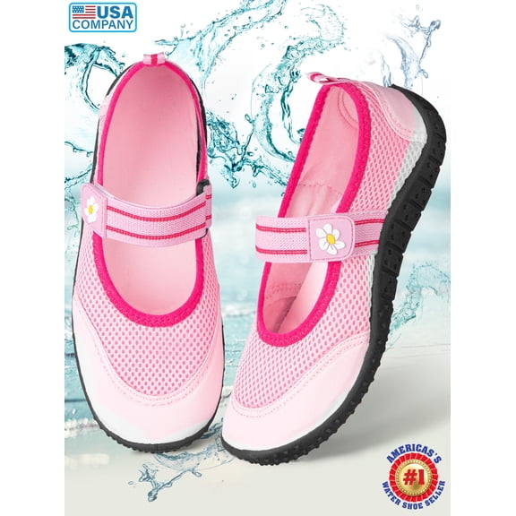 Bergman Kelly Little Kids Water Shoes (Size 11-4), Adorable Beach Shoes for Girls, US Casual Shoes