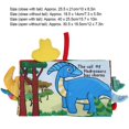 thumbnail image 3 of Baby Cloth Book TearResistant Animal Tail Books Early Development Reading Toy(Dinosaur Cloth Book), 3 of 4
