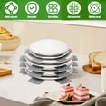 thumbnail image 3 of 24 Pcs 4 Different Sizes Pot and Pan Protectors Reusable Felt Anti-Slip Separator Pads to Prevent Scratching When Stacking Pans, 3 of 11