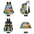 thumbnail image 4 of FORMRS Mini Backpack Purse for Women Travel Daypack Casual Shoulder Bag, Colorful Landscape, 4 of 7