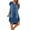Blue Womens Summer Dress, variant on Dress for Women Wedding Guest, Women Denim Shirt Dresses Short Sleeve V Neck Shift Jean Dress Casual Loose Knee-Length Tunic Top Dresses