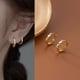 thumbnail image 4 of Hebilla Tremella S925 Versión coreana de verano pequeño arte fresco geométrico coche flor dulce oreja joyería, 4 of 5