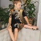 thumbnail image 4 of Balery Maple Forest Panda Conjunto de Pijama Infantil de Manga Corta con Estampado – Ropa de Dormir de Algodón Suave-3X-Large, 4 of 6