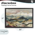 thumbnail image 4 of Stupell Industries Contemporary Mountain Valley Vista Black Floating Frame Canvas Art, 25 x 17, by Chromatic Storm Studio, 4 of 8