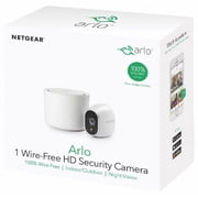 Arlo 720P HD Security Camera System VMS3130 - 1 Wire-Free Battery Camera with Indoor/Outdoor, Night Vision, Motion Detection