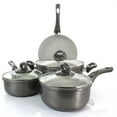 thumbnail image 2 of Gibson Home Hestonville 7 Piece Aluminum Nonstick Cookware Set in Grey with Bakelite Handles, 2 of 6