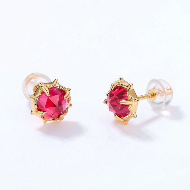 Pendientes de plata s925 de lujo ligeros con forma de flor geométrica Retro para mujer