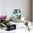 thumbnail image 6 of Dragonfly Miniature Urns For Human Ashes Women And Men, frog Small Keepsake Urn For Male And Female, Funeral Ash Urns Mini, Blue Urn For Human Ashes Adult Female Mom, Little,3 Inch, 6 of 7