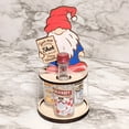 thumbnail image 3 of Botella De Navidad Portabotellas De Madera Adorno Colgador De Vidrio Decoraciones De Fiesta De Navidad Regalo Inevent HA042033-02, 3 of 6