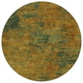 thumbnail image 2 of Addison Rugs Chantille Indoor/Outdoor Transitional Abstract Copper Washable Round Rug, 8' x 8', 2 of 6