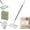 27.56in 10 Cloths#001, variant on Snap Grip Mini Mop, Lazy Mops with One-Click Cloth Change, Locking Head with Sweeping Cloths for Wet & Dry Cleaning, Long Handle Stick for Multi-Surface Cleaning(39.37in,1 Cloths)