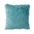 thumbnail image 2 of 1pcs Beige Super Soft Plush fluffy Decorative Throw Pillow Covers 15x15 inch Faux Fur Wool Velvet Cushion Covers Pillow cases Couch Sofa Bed Living Room, 2 of 9