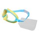 thumbnail image 3 of Gafas de natación para niños, equipo de natación antivaho, elegantes, con protector nasal, gafas de para piscina, buceo, interior y exterior. Amarillo Azul, 3 of 8