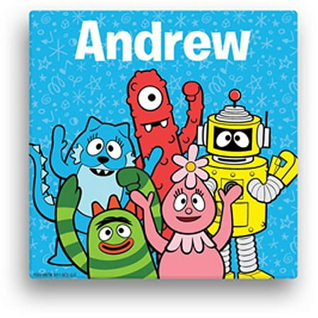 Personalized Yo Gabba Gabba! Wave 11" x 11" Canvas Wall Art