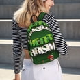 thumbnail image 5 of Disketp Merry Christmas Mochila de Lona Estampada, Mochila Escolar de Viaje Ligera para Estudiantes y Portátil-Small, 5 of 5