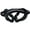 Black, variant on Pet Life  Mountaineer Chest Compression Adjustable Reflective Easy Pull Dog Harness, Orange - Small