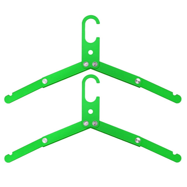 2 piezas de colgadores de ropa de aleación de aluminio,Preciosos y Plegables Esenciales para Viajar y Estantería para Secar Ropa Portátil