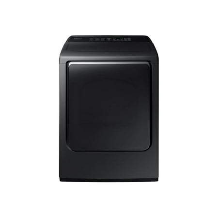 Photo 1 of Samsung DVE52M8650V - Dryer - freestanding - width: 27 in - depth: 30.2 in - height: 42.4 in - front loading - black stainless steel