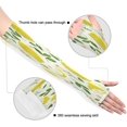thumbnail image 3 of Manches de Bras Fruit Citron Été Vif Protection Solaire Manches Rafraîchissantes Manches de Soleil Unisexes en Soie Glacée avec Trou pour le Pouce pour Course Cyclisme Conduite Sports Extérieurs, 3 of 7
