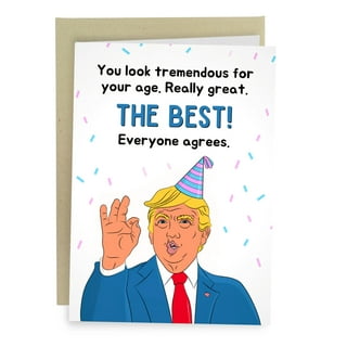 Talking Donald Trump Christmas Card - Funny Donald Trump Gifts for Dad 