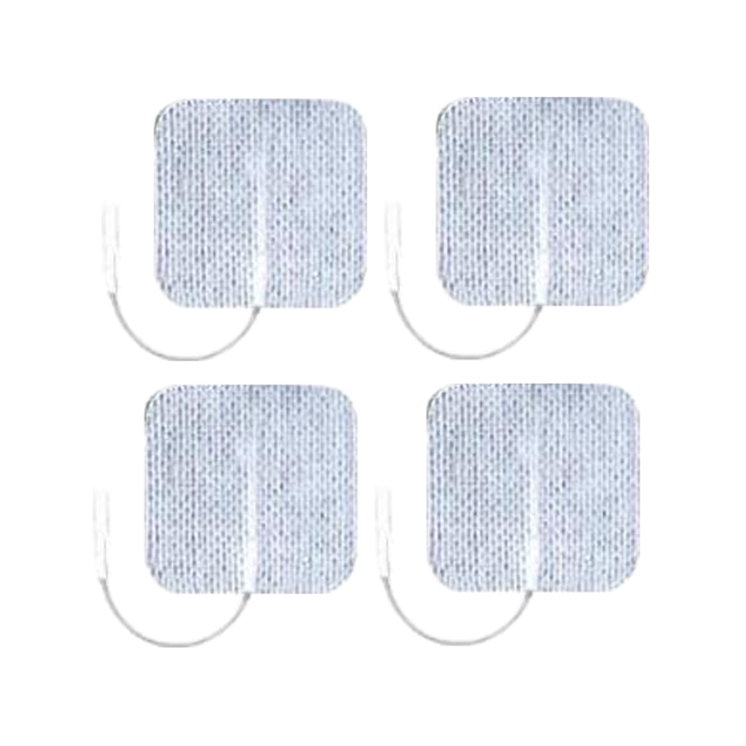 Syrtenty TENS Unit Replacement Pads - Pack of 16 Electrode Squares for  Muscle Stimulation & Therapy - 2 x 4 Stimulator Pad Set
