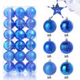 thumbnail image 3 of 2024 3/4/6cm 36pcs Color Glitter Christmas Balls Shiny Christmas Tree Hang Ornaments For Home House Bar Party Xmas Decoration, 3 of 5