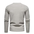 thumbnail image 5 of qucoqpe Men's Crew Neck Sweater Slim Fit Lightweight Sweatshirts Knitted Pullover for Casual Or Dressy Wear, 5 of 5