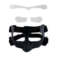 thumbnail image 2 of koolsoo Basketball Adjustable Strap Face Nose Guard for Boxing Softball Workout Black Clear Sticker, 2 of 9