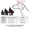 thumbnail image 3 of Beak Mask Dog Halloween Costume, Black Crow Mouth Cover Pet Halloween Costumes for Halloween Party Cosplay and Photo Props (Black), 3 of 7