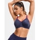 thumbnail image 4 of Sostén Deportivo SYROKAN con Espalda Racerback y Aros Talla 40DD Azul Marino, 4 of 7