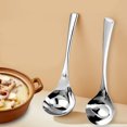 thumbnail image 1 of XWSHYW Aparatos de Utensilios de Cocina. Cucharón de Sopa de Acero Inoxidable, Cuchara para Sopa, Cuchara para Olla Caliente, Se Puede Utilizar En Casa y En Restaurantes con Una Calidad Fuerte y Dura, 1 of 7