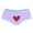 Purple, variant on Yuncity Womens Valentines Day Panties Floral Print Soft Stretch Comfortable Everyday Wear Breathable Hipster Briefs Valentine'S Day Underwear Beige L