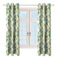 thumbnail image 4 of Lemon And Leaves Study Room Living Kitchen Bedroom For Blackout Curtain Printed 2 Panels, 4 of 6