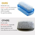 thumbnail image 2 of Nail Brush Two Sided Hand Fingernail Scrub Brushes Soft Stiff Bristles Scrubber Nails Toes Cleaning Brush for Men Women Kids 4 PCS, 2 of 6