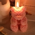 thumbnail image 4 of TFYZYY Valentine's Day Rose Bear Candle Mold/ Silcone Aromatherapy Mold for DIY Candles/ Gifts for Him & Her/ Temperature Resistant, Oven Safe, 4 of 6