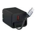 thumbnail image 1 of 40W Port USB C and A Wall Charger Block with Retractable Compact Fast Charging Adapter for Multiple Devices FCC Certified Universal Power, 1 of 3