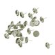 thumbnail image 3 of 24 piezas de pendientes de bricolaje para cabujón, para pendientes, accesorios de 10 mm Blanco Sunnimix Espacios en blanco de aretes de Bazel redondos, 3 of 6