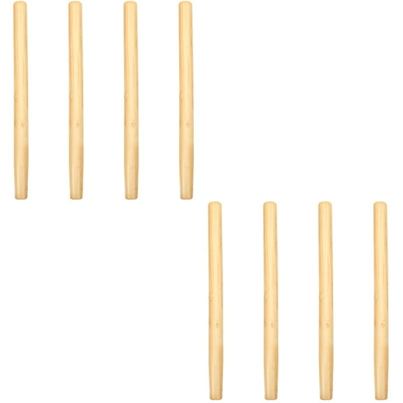 Raindrops 8 pcs Wooden Handles Replacement Handle Wood Tool Handle for Sickles Shovels Hoes