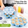 thumbnail image 4 of Contenedor de Alimentos KeaBabies Bandeja de Silicona 2oz x10, 4 of 9