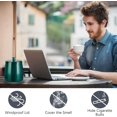 thumbnail image 4 of HSHDLDF Large Stainless Steel Ashtray with Lids Outdoor Ashtray for Outside Windproof Rainproof Smokeless Ash Tray for Cigars Anti-fly Ash with Cover Easy to Clean (Green), 4 of 6