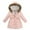 Light Pink, variant on Girls' Cotton Jackets Winter Mid-Length Plush and Thickened Stylish Girls' Puffer Jackets, Warm Winter Coat for Kids Dark Purple for Size 6-7 Years