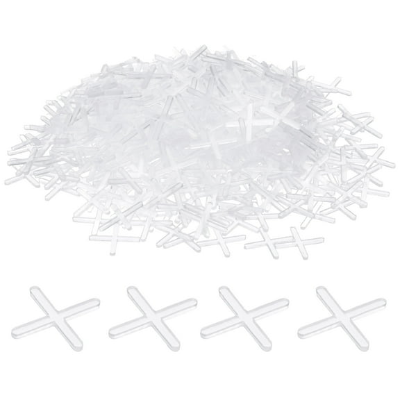 Uxcell 100pcs Tile Spacers 2mm Hard Plastic Cross Tiles Leveler Spacer Installation Ceramic Spacing Clips