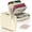 Beige, variant on Fireproof Document Box with Lock & Shoulder Strap, Hard-Shell Fireproof File Organizer with 13 Pocket Accordion File Folder, Portable Safe Storage for Important Documents, Laptop, Green